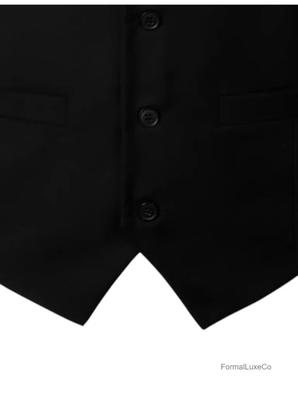 Men's Slim Fit Formal Vest, 80% Polyester 20% Viscose, Sleeveless, Pockets,
